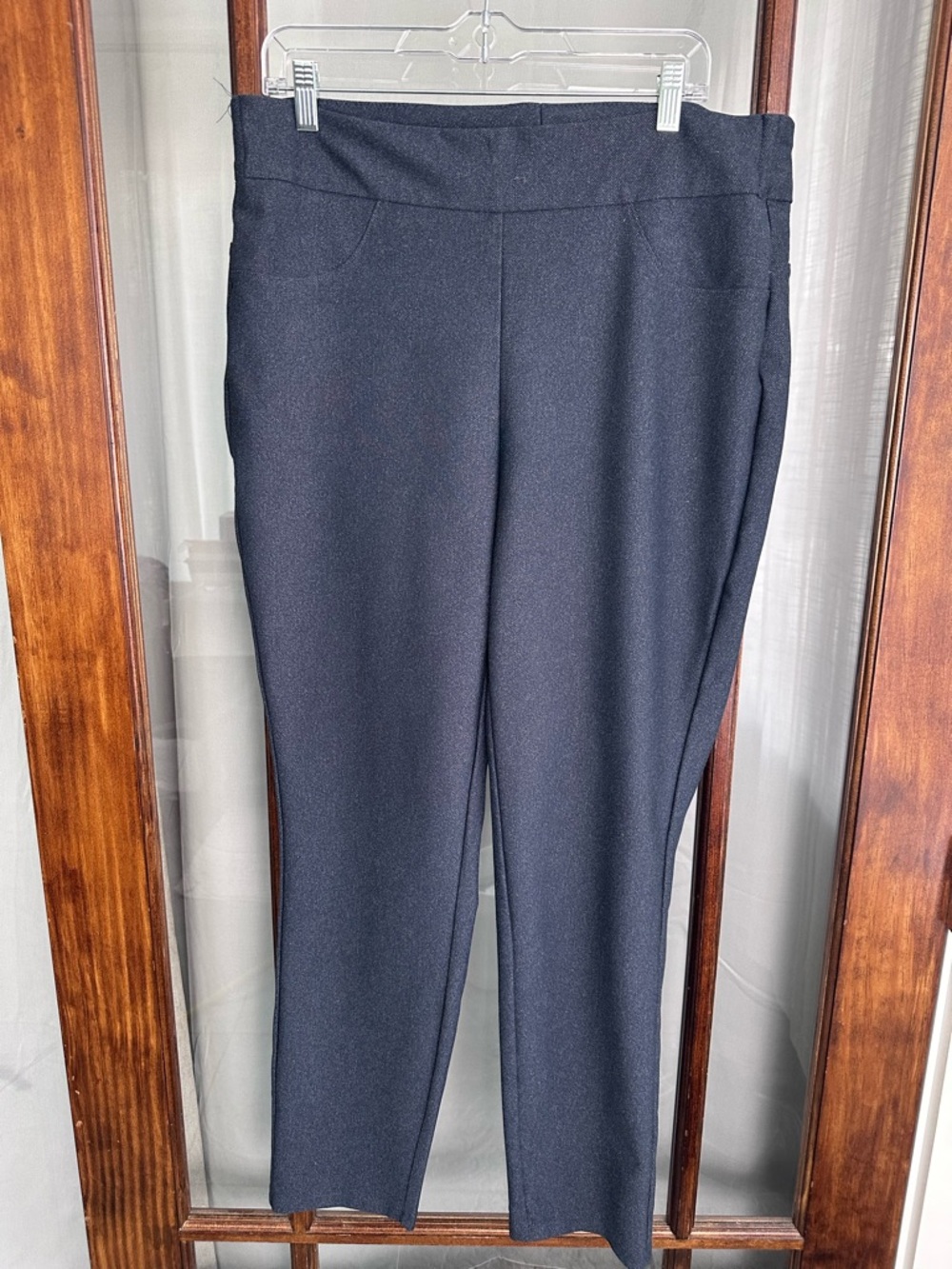 Honeylove Pants Womens Plus 2X Blue Smooth Sculpting EverReady Pull On Leggings